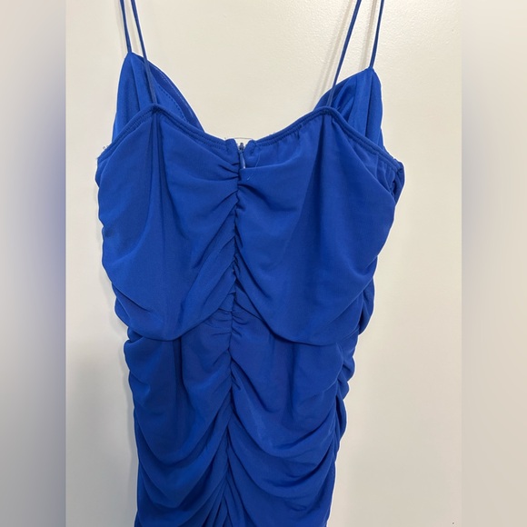Princess Polly Blue Runched Bodycon Dress - Picture 8 of 9